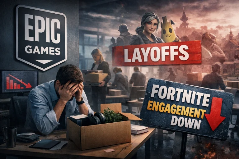 Epic Games Lays Off 1,000 Employees as Fortnite Engagement Declines